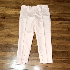 Liz Claiborne “Emma” Ankle Length Pants, Clear Pink, Sz 12, NWT